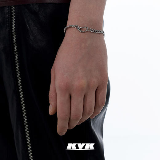 KVK情侣手链ins小众设计2021新款潮原创简约手饰女高级感时尚饰品 商品图2