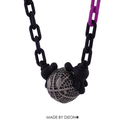 made by dizon 科比纪念篮球项链 二代 满钻锆石立体小众球鞋男女 商品图1