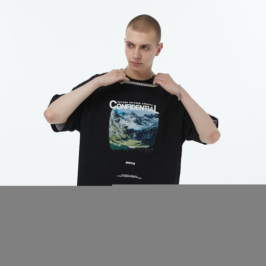 FPA(VENGETICE) 第二地球短袖印花T恤 国潮牌嘻哈宽松街头半袖男 商品图1