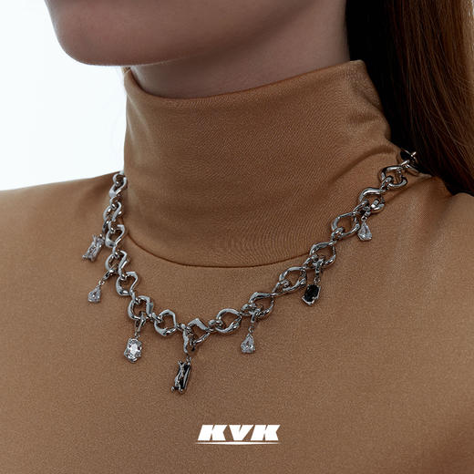 KVK毒液缀饰(可拆卸重组)扭转项链轻奢小众设计感项链女夏ins潮 商品图3