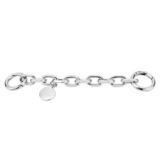 〖HIDDENNOTES〗原创手链 时髦银色LOGO钢牌合金朋克饰品包包链条 商品图4