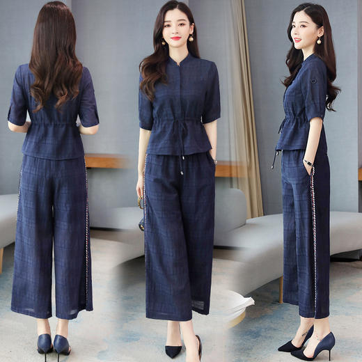 个性时尚潮流，休闲宽松优雅两件套HR-YM2012A 商品图3