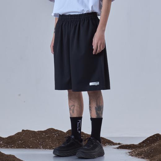 PCLP(PERCLIPS)夏季黑色西装短裤男国潮牌潮流宽松休闲薄款五分裤 商品图1