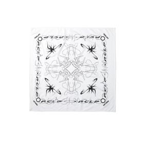 PCLP(PERCLIPS) 花卉印花方巾 国潮牌街头嘻哈头巾丝巾腰巾