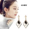 TZW-网红菱形耳环女韩国名媛气质简约耳饰 商品缩略图2