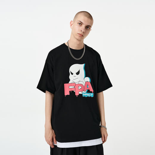 FPA(VENGETICE) 鬼马小幽灵短袖 国潮牌夏季潮流宽松情侣款T恤 商品图1