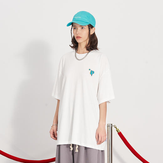 PCLP(PERCLIPS) 彩色圆圈环形LOGO短袖 商品图3