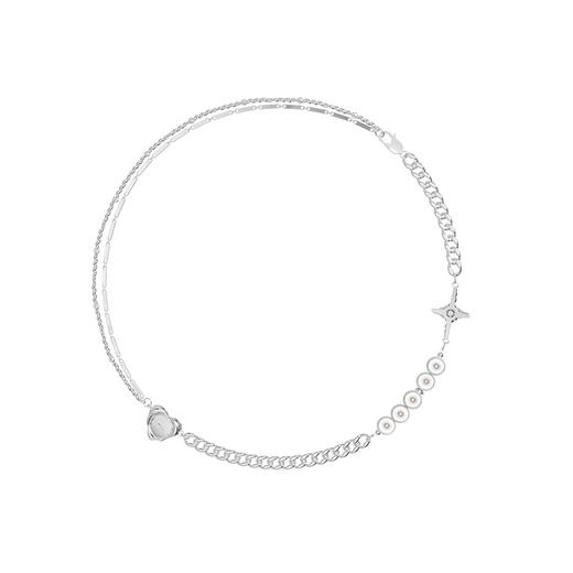 KVK拼接项链女夏锁骨链潮颈饰小众设计高级感ins网红饰品配饰 商品图3