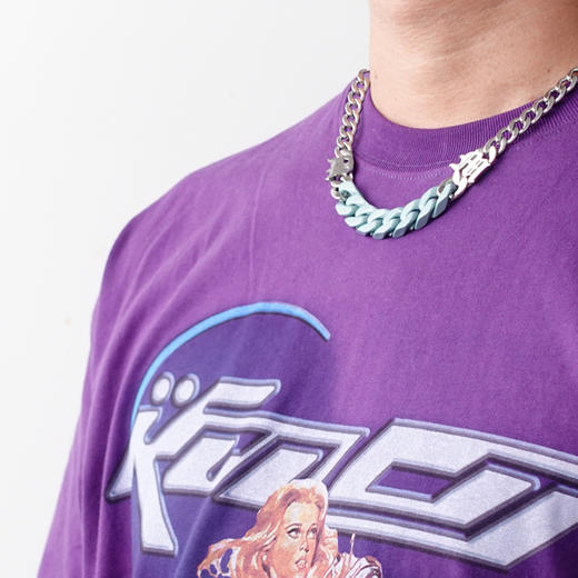 made by dizon 陶瓷古巴组合项链 原创设计男女重质感钛钢锁骨链 商品图3