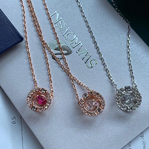 施家经典3色跳动的心时尚吊坠锁骨项链  送女友生日礼物 商品图4