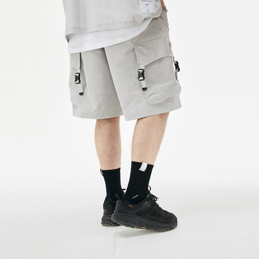 FPA(VENGETICE) 织带插扣调节机能口袋短裤 国潮嘻哈宽松休闲男 商品图2