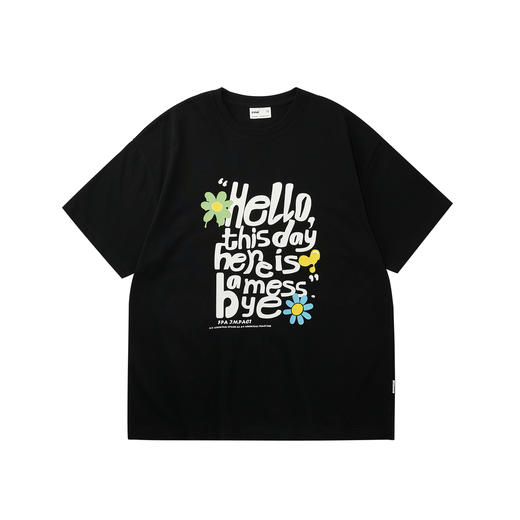 FPA(VENGETICE) 爱心雏菊字母印花T恤 国潮牌夏季潮流宽松情侣款T 商品图4