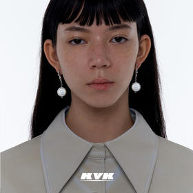 KVK耳环2021年新款潮防过敏耳钉女简约小巧高级感长款耳饰女耳坠