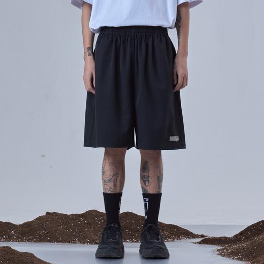 PCLP(PERCLIPS)夏季黑色西装短裤男国潮牌潮流宽松休闲薄款五分裤 商品图0