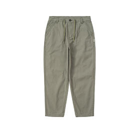 吃茶去chichaqu抽绳锥形长裤重水洗