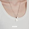 KVK字母基础元素项链小众设计简约气质925银锁骨链女高级感项链 商品缩略图2
