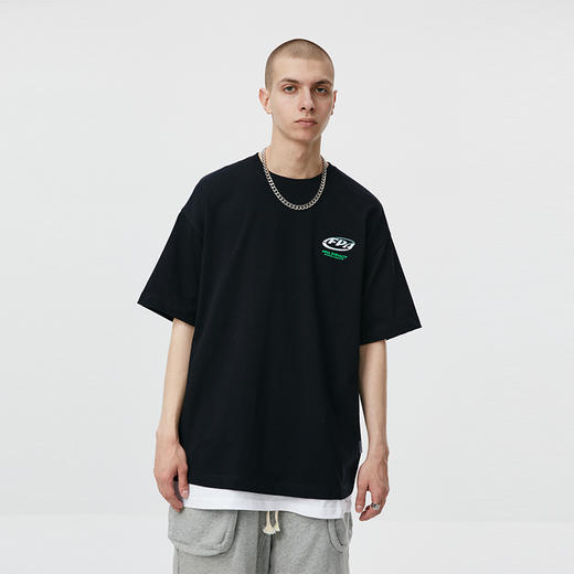 FPA(VENGETICE) 绝密档案旋转字体印花短袖 国潮牌嘻哈宽松休闲男 商品图3