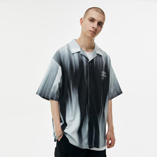 FPA(VENGETICE)谍影重重印花夏威夷短袖衬衫国潮牌夏季宽松衬衣男 商品图2