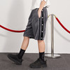 PCLP(PERCLIPS) 丝绒排扣短裤国潮牌潮流百搭宽松休闲运动五分裤 商品缩略图2