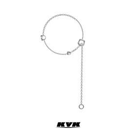 KVK项链女锁骨链2021新款潮ins冷淡风轻奢饰品简约个性饰品项链女
