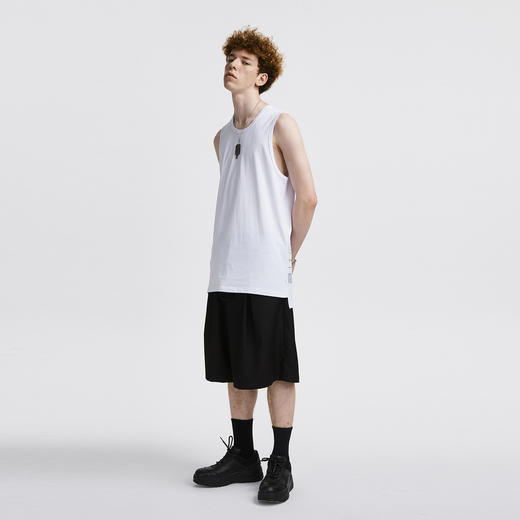 FPA(VENGETICE) 运动背心男健身外穿潮牌夏季坎肩纯棉篮球无袖T恤 商品图3