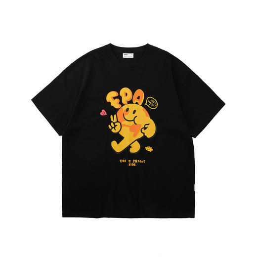 FPA(VENGETICE) 爱心地球印花T恤 国潮宽松休闲嘻哈图案男 商品图4