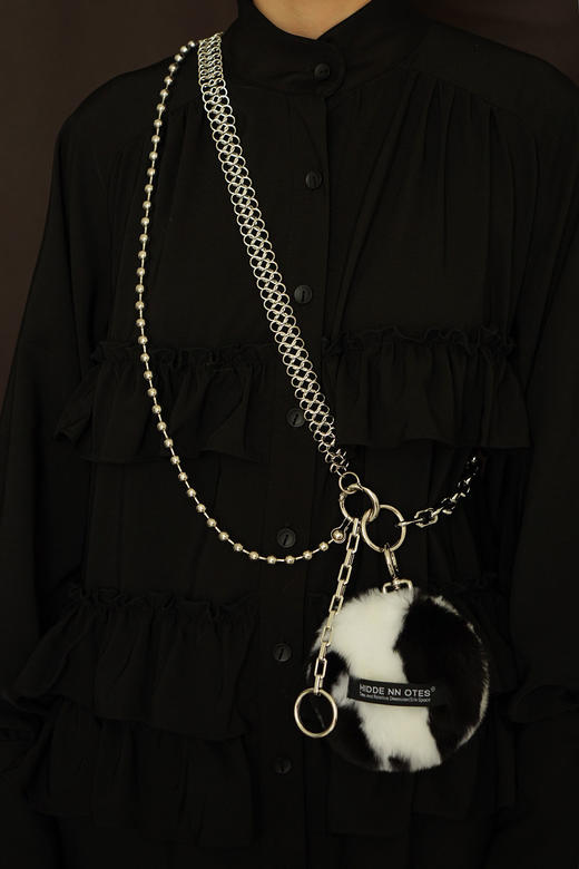 〖HIDDENNOTES〗原创设计 奶牛纹小鹿纹数据线口红收纳卡包零钱包 商品图0