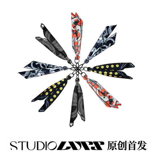 【官方店铺】LURS原创设计国潮多用途方巾头巾面巾潮牌创意图案 商品图0