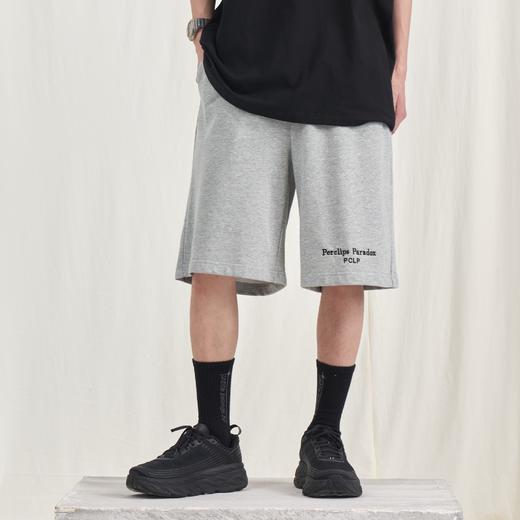 PCLP(PERCLIPS) 针织刺绣短裤 夏季国潮牌休闲运动宽松潮流五分裤 商品图3