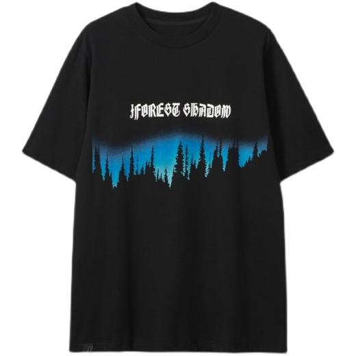 PCLP(PERCLIPS)短袖男简约百搭宽松夏季潮牌潮流ins情侣装港风t恤 商品图4