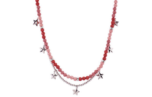 made by dizon 渐变星星项链套装 叠带简约多层锁骨链原创设计链 商品图0