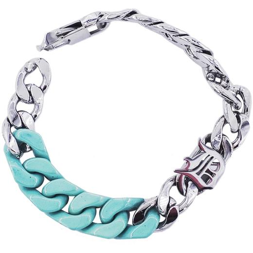 made by dizon 陶瓷古巴链钛钢组合手链 原创设计重质感钛钢男女 商品图4