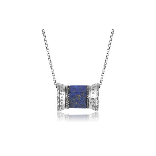 醍醐 金刚VAJRA系列 六字真言青金石吉祥轮项链 商品图5