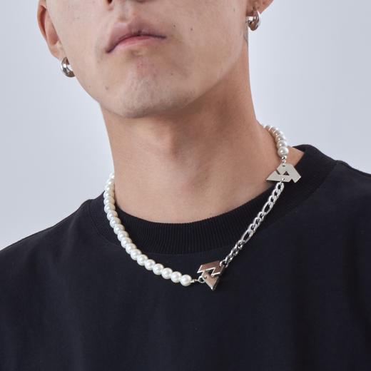 PCLP(PERCLIPS) 古巴珍珠拼接项链 嘻哈项链 欧美国潮牌潮流百搭 商品图0