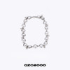 QZC2000 铆钉吊坠镜面环扣金属项链 男女同款百搭饰品 商品缩略图0