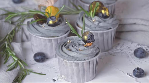 新派口味组合cupcake甜蜜下午茶，口感和颜值缺一不可的杯子蛋糕。 商品图3