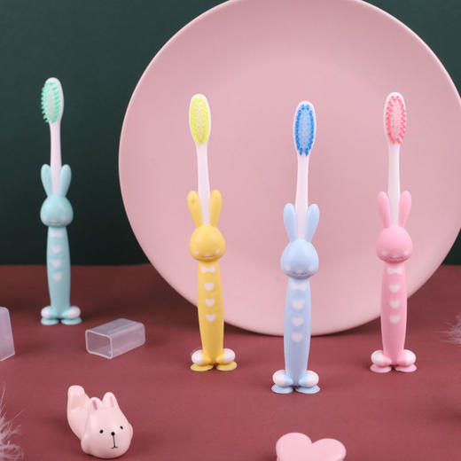 【页面喂养洗护系列】【满满心选推荐】儿童牙刷软毛2-12岁学生小孩子换牙期宝宝小头卡通可爱高颜值套装 商品图2