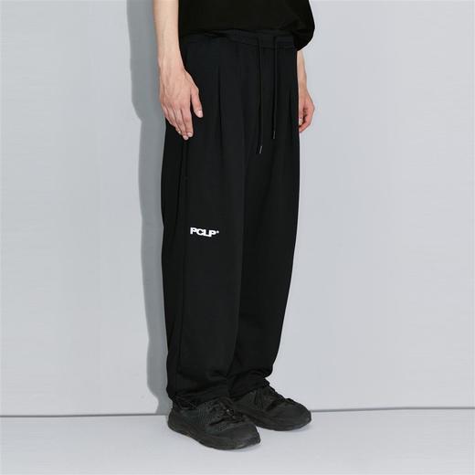 PCLP(PERCLIPS)休闲运动针织卫裤国潮牌工装宽松直筒抽绳束脚裤男 商品图1