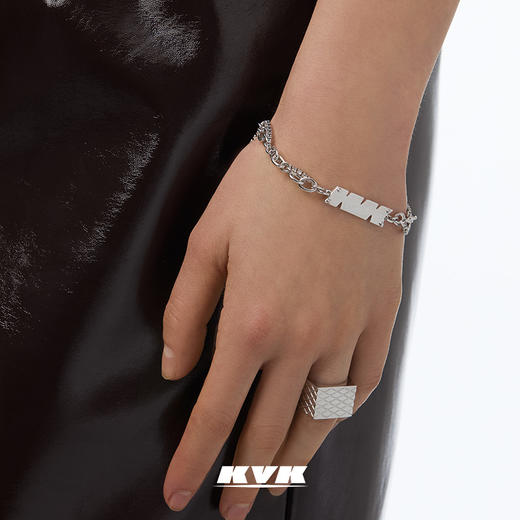 KVK2021新款潮ins织线流动手链小众设计高级感手饰时尚简约手链女 商品图0