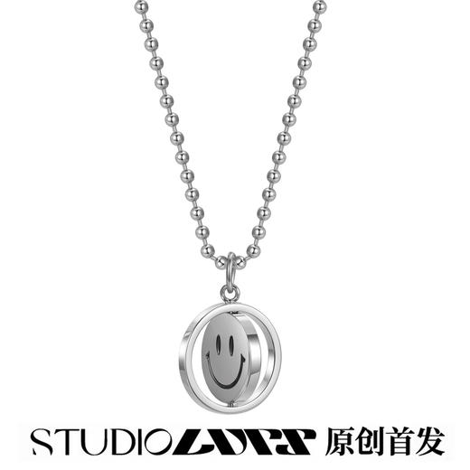 【LURS官方店铺】原创设计国潮笑脸项链男嘻哈项链女潮牌笑脸吊坠 商品图0