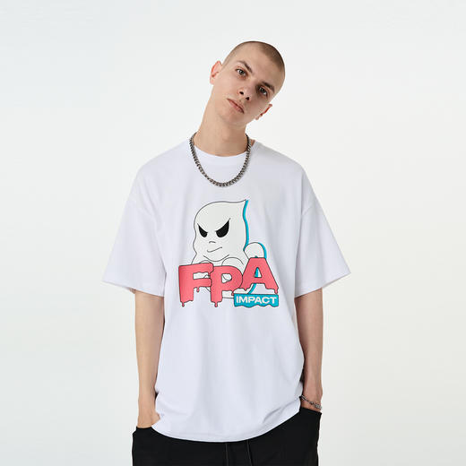 FPA(VENGETICE) 鬼马小幽灵短袖 国潮牌夏季潮流宽松情侣款T恤 商品图3