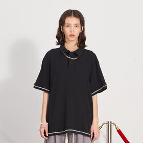 PCLP(PERCLIPS) 华夫格短袖POLO