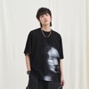 PCLP(PERCLIPS) 模糊人头印花短袖夏季国潮牌潮流宽松半袖t恤男装 商品缩略图3