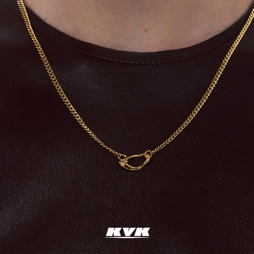 KVK小众设计项链女锁骨链潮高级感不褪色气质ins潮冷淡风简约饰品 商品图2