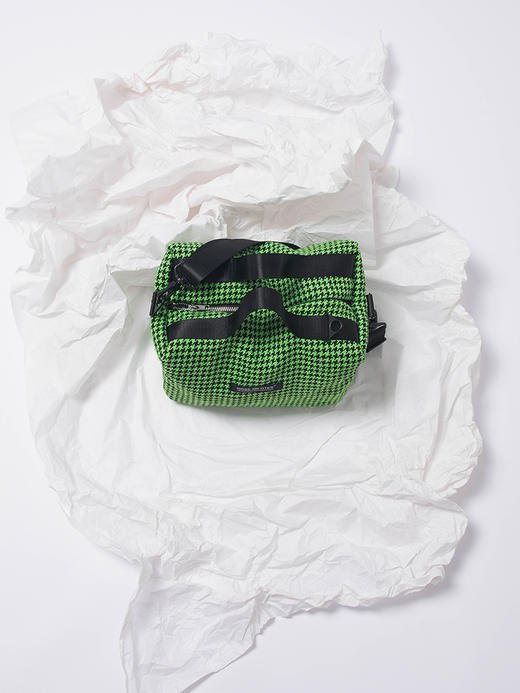 HIDDENNOTES l 2021新款小众绿千鸟格印花斜挎包小个子单肩斜挎包 商品图2