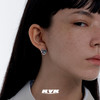 KVK耳环2021年新款潮简约爱心耳钉女高级感小众设计耳针气质耳饰 商品缩略图1
