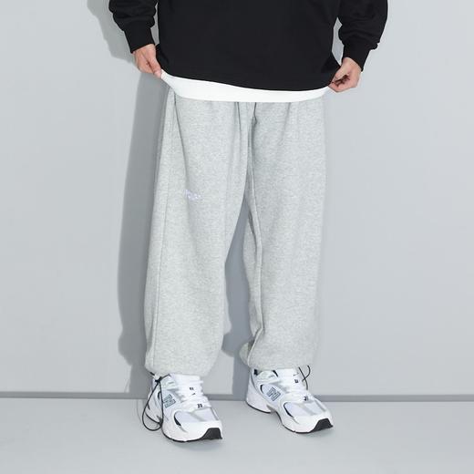 PCLP(PERCLIPS)休闲运动针织卫裤国潮牌工装宽松直筒抽绳束脚裤男 商品图3