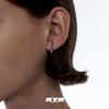 KVK镶钻耳环2021年新款潮线形防过敏耳钉女时尚网红耳针原创耳饰 商品缩略图2