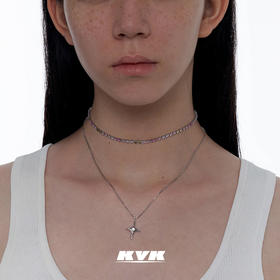 KVK项链女锁骨链2021新款ins潮小众设计感项圈高级感配饰时尚饰品
