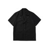 PCLP(PERCLIPS) 铆钉短袖西装衬衫 国潮牌黑色休闲夏季半袖衬衣男 商品缩略图4